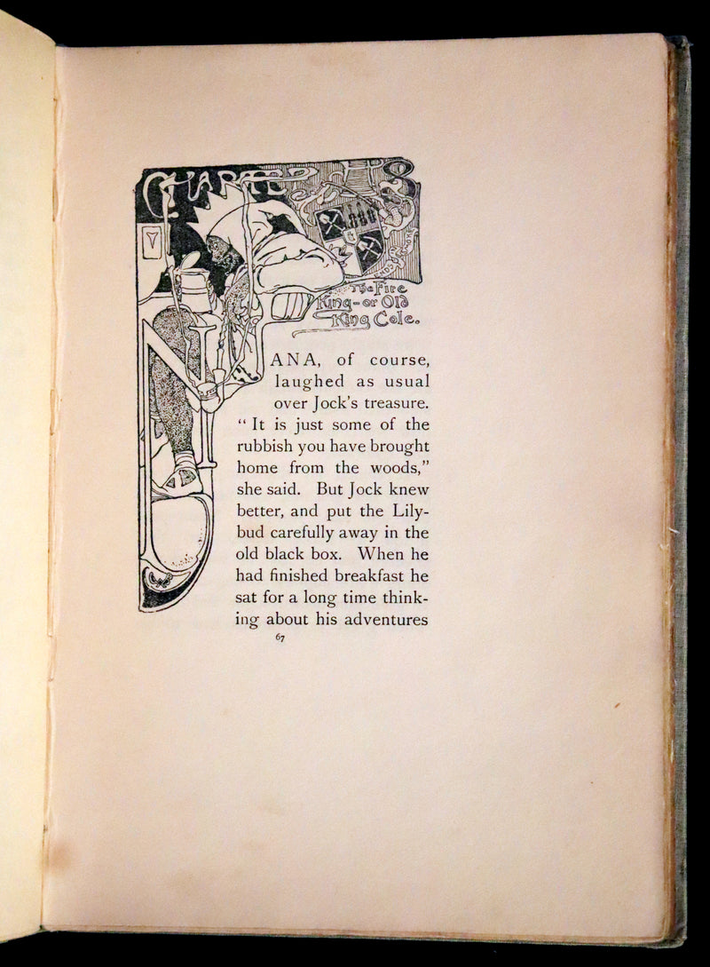1902 Scarce First Edition - Jock and the Fairy Robin, illustrated by Alice B. Woodward.
