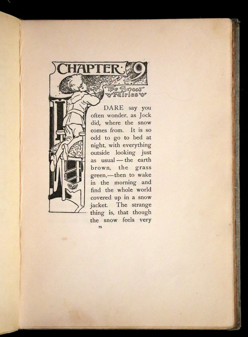 1902 Scarce First Edition - Jock and the Fairy Robin, illustrated by Alice B. Woodward.