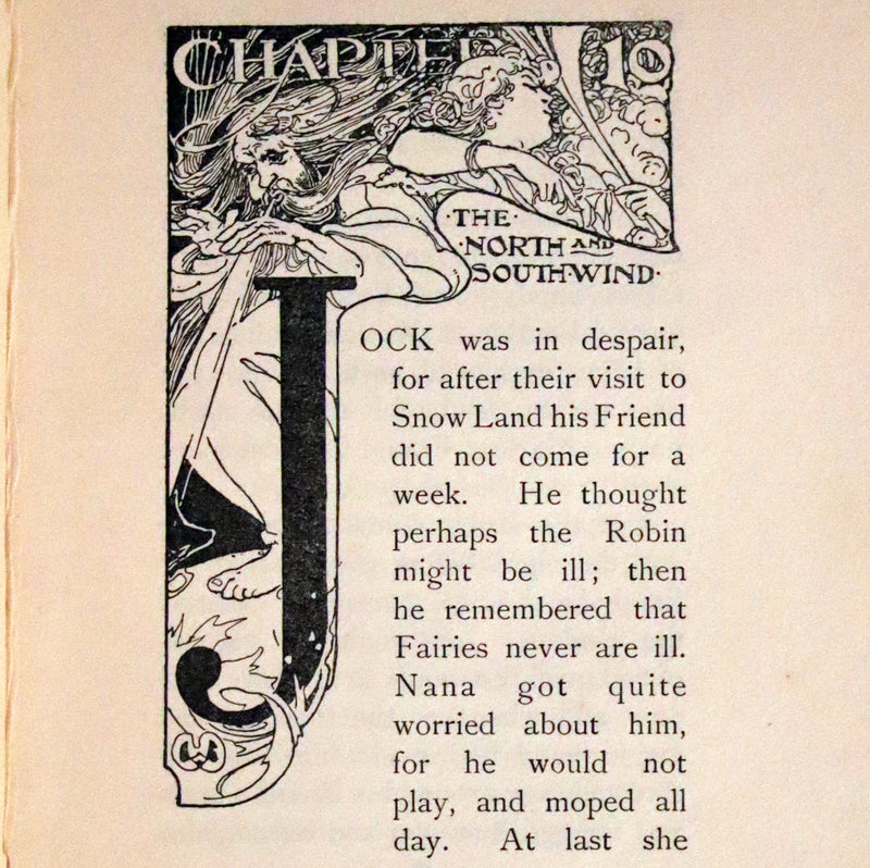 1902 Scarce First Edition - Jock and the Fairy Robin, illustrated by Alice B. Woodward.