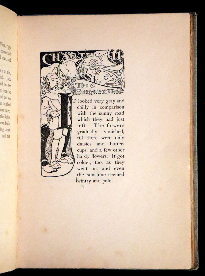 1902 Scarce First Edition - Jock and the Fairy Robin, illustrated by Alice B. Woodward.