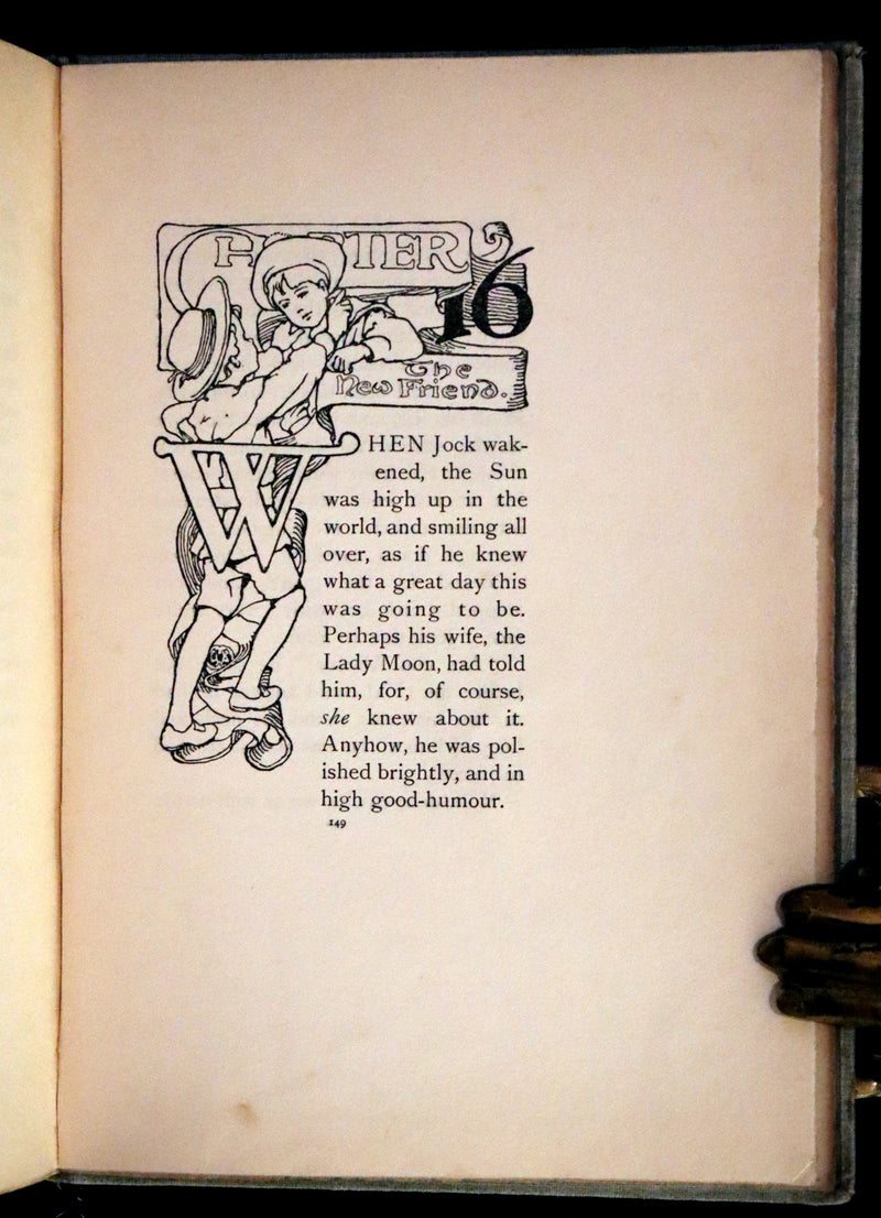 1902 Scarce First Edition - Jock and the Fairy Robin, illustrated by Alice B. Woodward.