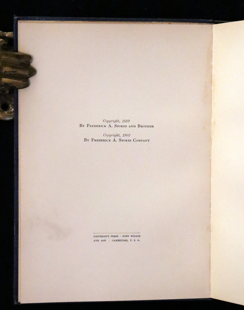 1902 Scarce First De Luxe Edition Illustrated in color - The Last American by John Ames Mitchell.