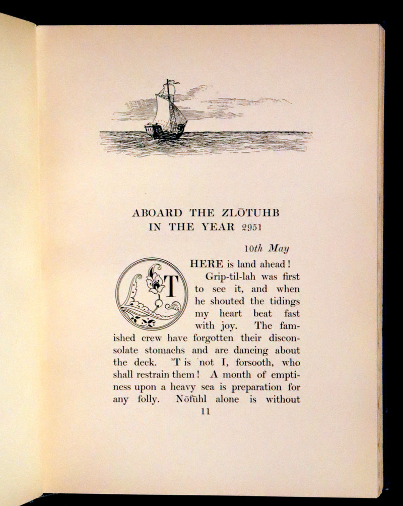 1902 Scarce First De Luxe Edition Illustrated in color - The Last American by John Ames Mitchell.
