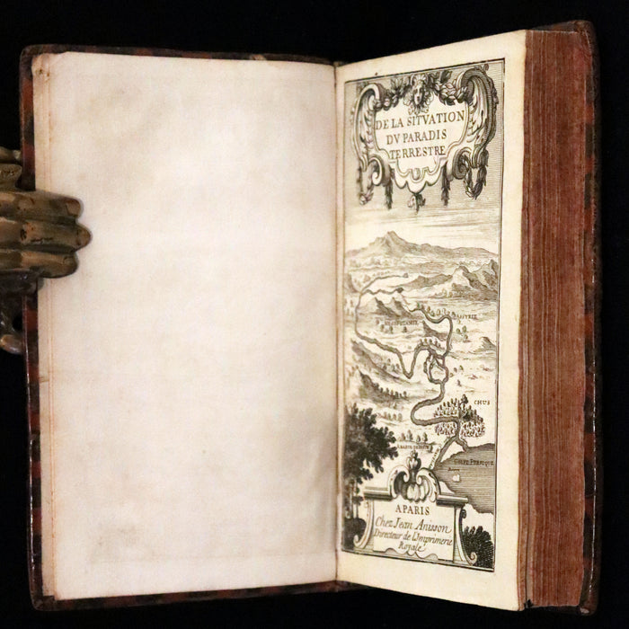 1691 Rare French First Edition - Treatise on the Location of the Biblical Garden of Eden. Traitté de la Situation du Paradis Terrestre.