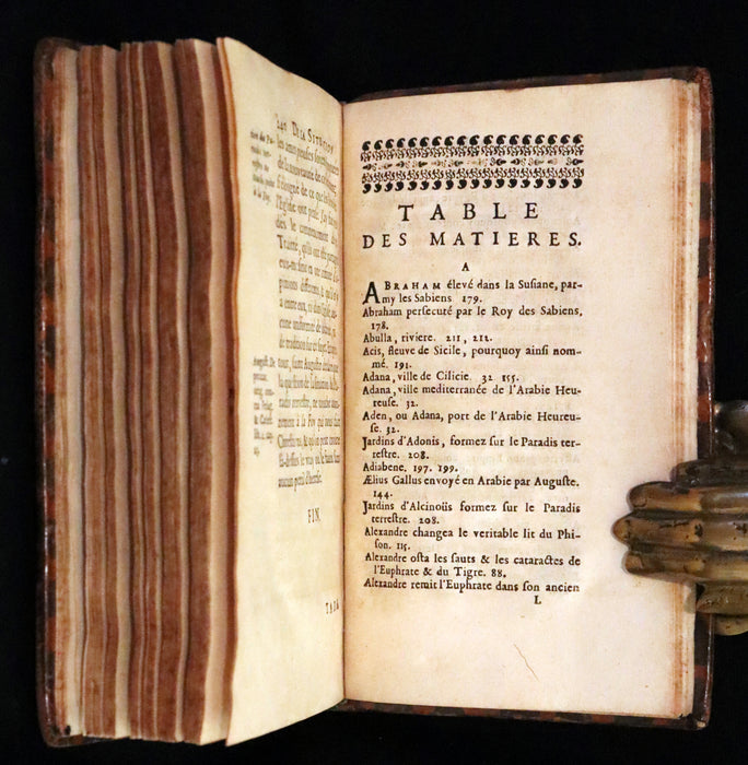 1691 Rare French First Edition - Treatise on the Location of the Biblical Garden of Eden. Traitté de la Situation du Paradis Terrestre.