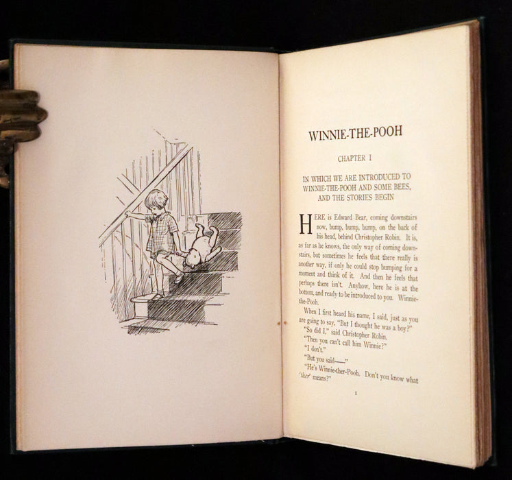 1926 Rare First Edition - Winnie-The-Pooh written by A.A. Milne and Illustrated by Ernest Shepard.