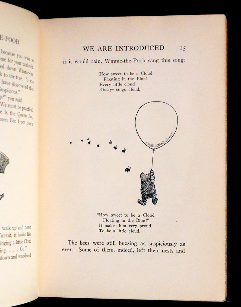 1926 Rare First Edition - Winnie-The-Pooh written by A.A. Milne and Illustrated by Ernest Shepard.