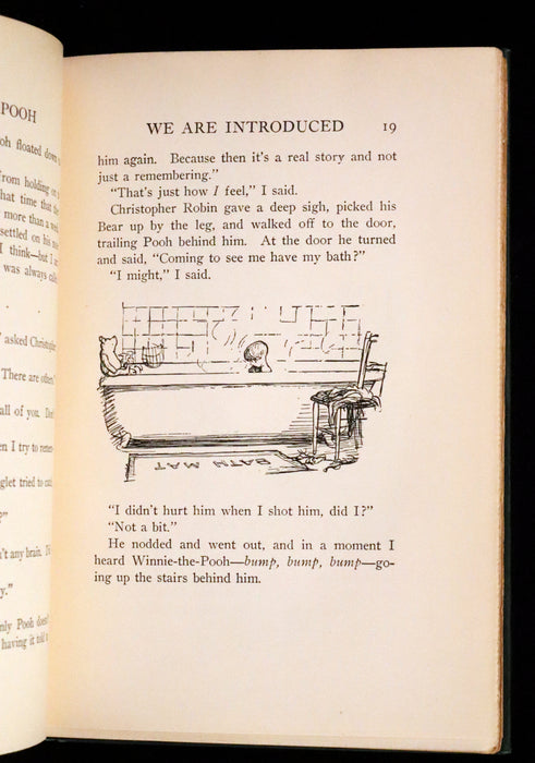 1926 Rare First Edition - Winnie-The-Pooh written by A.A. Milne and Illustrated by Ernest Shepard.