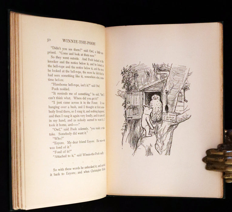 1926 Rare First Edition - Winnie-The-Pooh written by A.A. Milne and Illustrated by Ernest Shepard.