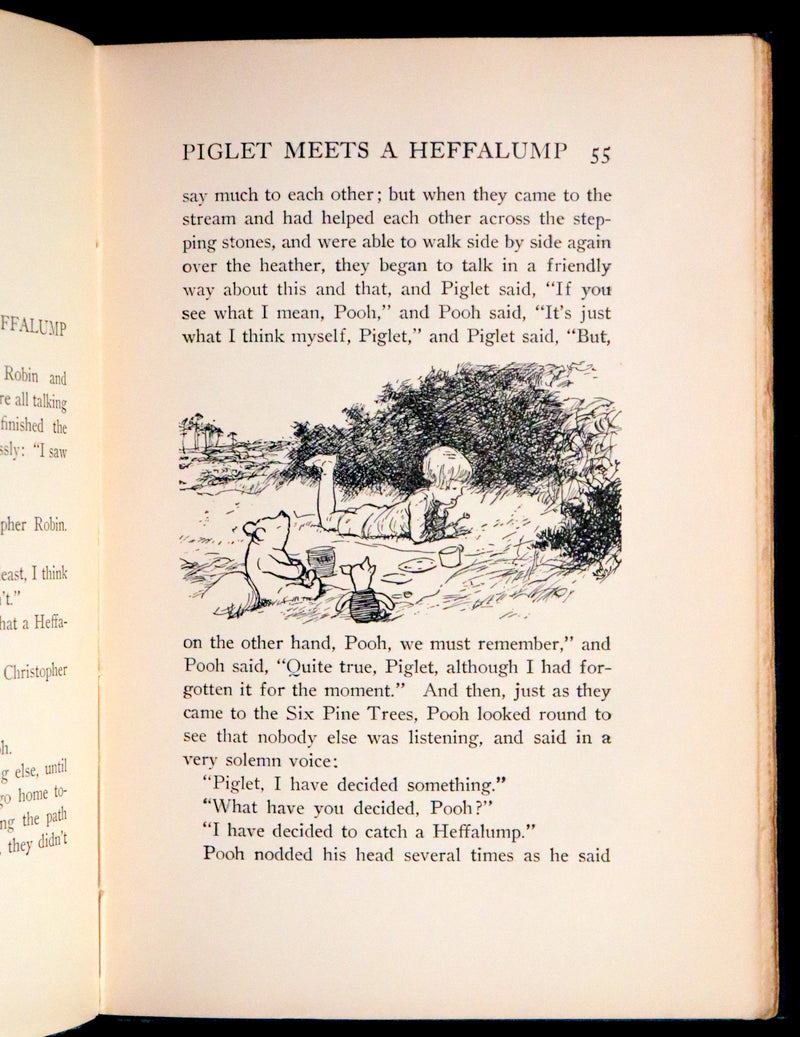 1926 Rare First Edition - Winnie-The-Pooh written by A.A. Milne and Illustrated by Ernest Shepard.