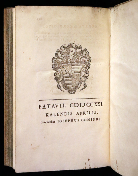 1721 Rare Latin Vellum Book - The Consolation of Philosophy by Boethius.