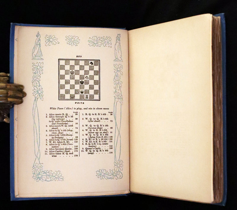 1909 Rare First Edition Illustrated by Bessie Pease Gutmann - Through the Looking-Glass and What Alice Found There.