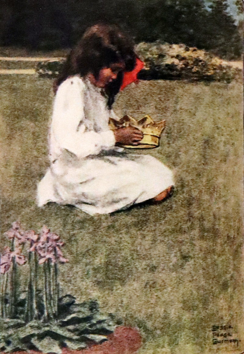 1909 Rare First Edition Illustrated by Bessie Pease Gutmann - Through the Looking-Glass and What Alice Found There.