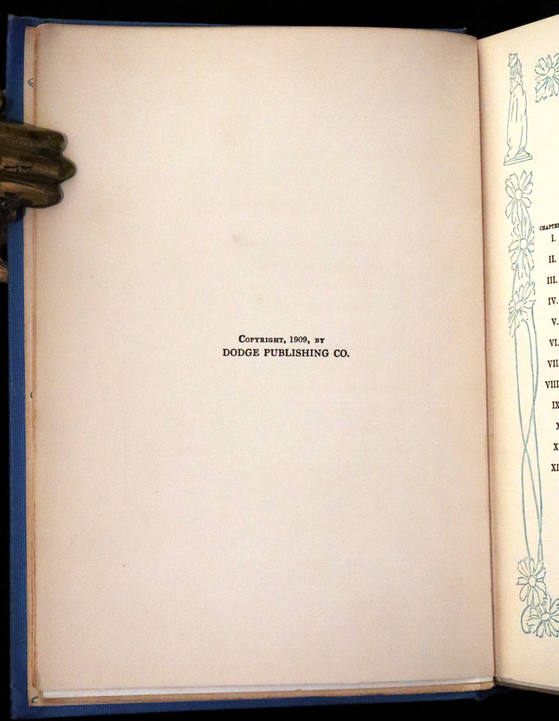 1909 Rare First Edition Illustrated by Bessie Pease Gutmann - Through the Looking-Glass and What Alice Found There.