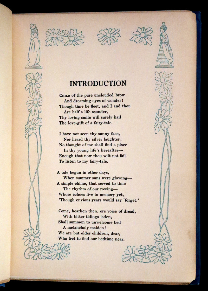 1909 Rare First Edition Illustrated by Bessie Pease Gutmann - Through the Looking-Glass and What Alice Found There.