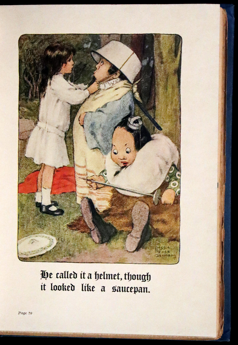 1909 Rare First Edition Illustrated by Bessie Pease Gutmann - Through the Looking-Glass and What Alice Found There.