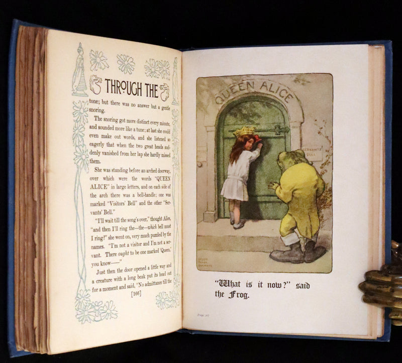 1909 Rare First Edition Illustrated by Bessie Pease Gutmann - Through the Looking-Glass and What Alice Found There.