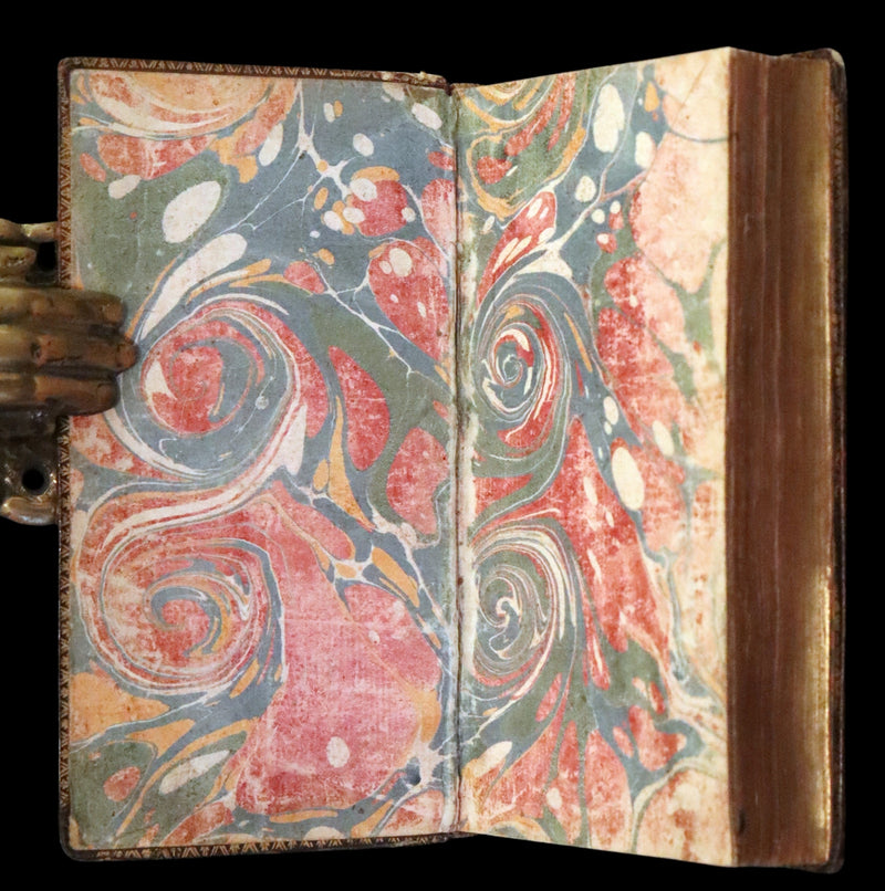 1767 Rare Latin Book - Novum Jesu-Christi Testamentum - New Testament with a Map.