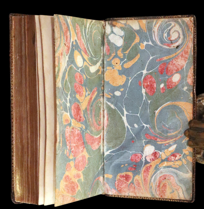 1767 Rare Latin Book - Novum Jesu-Christi Testamentum - New Testament with a Map.