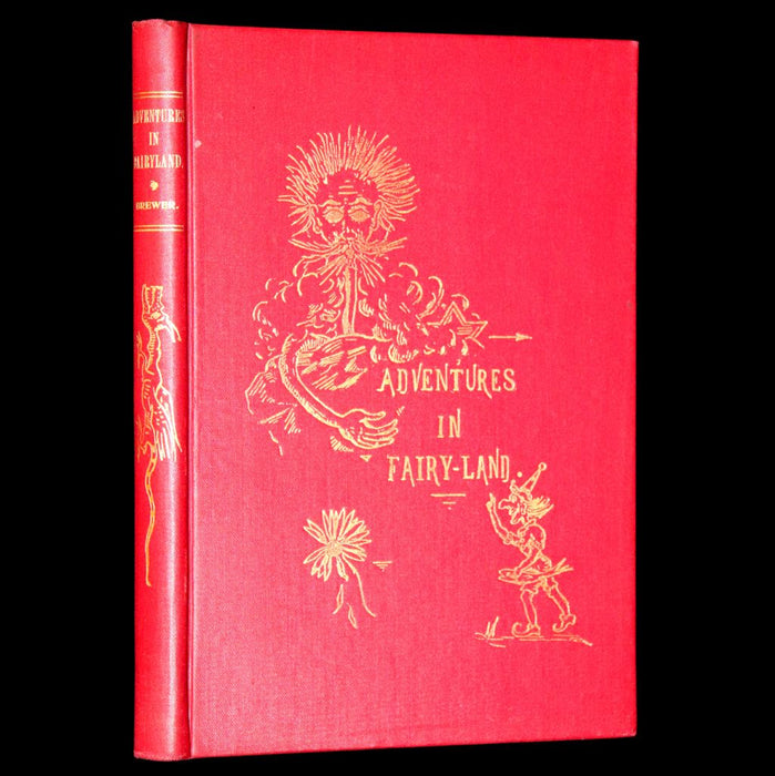 1894 Scarce First Edition - Adventures in Fairyland written and illustrated by David H. Brewer.