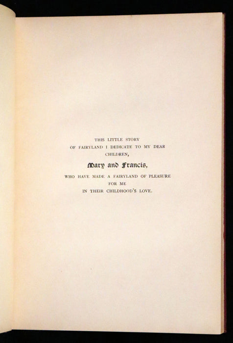 1894 Scarce First Edition - Adventures in Fairyland written and illustrated by David H. Brewer.