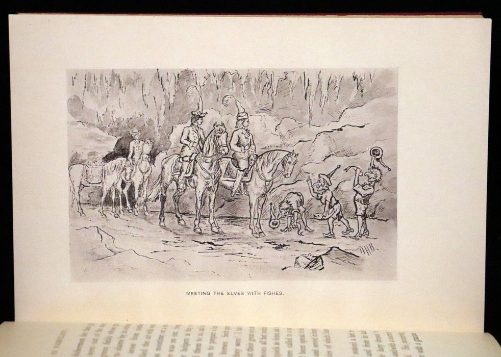 1894 Scarce First Edition - Adventures in Fairyland written and illustrated by David H. Brewer.