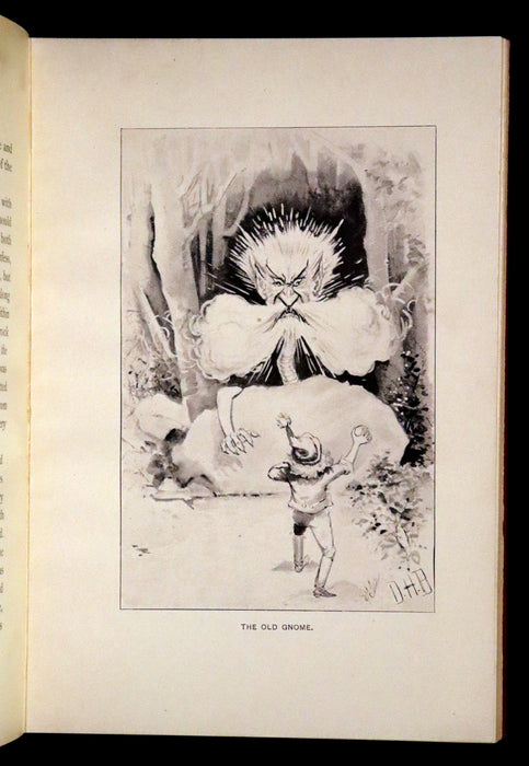 1894 Scarce First Edition - Adventures in Fairyland written and illustrated by David H. Brewer.