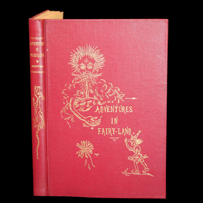 1894 Scarce First Edition - Adventures in Fairyland written and illustrated by David H. Brewer.