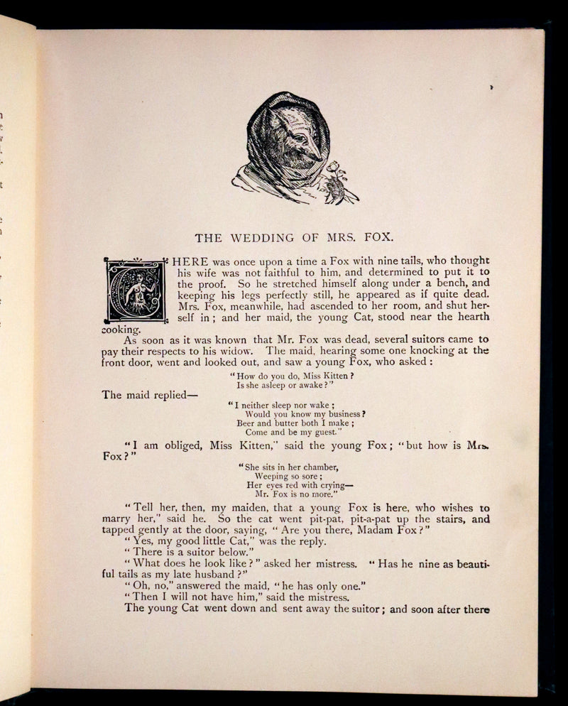 1896 Scarce First US Edition - Grimm's Fairy Tales illustrated by Walter Crane.