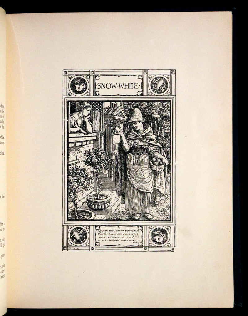 1896 Scarce First US Edition - Grimm's Fairy Tales illustrated by Walter Crane.