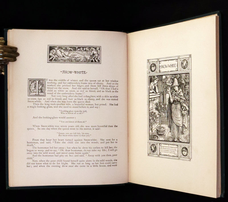 1896 Scarce First US Edition - Grimm's Fairy Tales illustrated by Walter Crane.