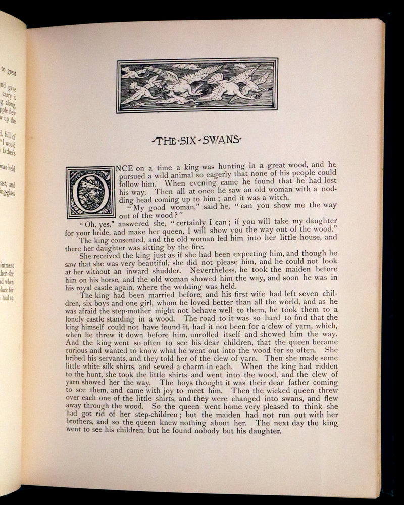1896 Scarce First US Edition - Grimm's Fairy Tales illustrated by Walter Crane.