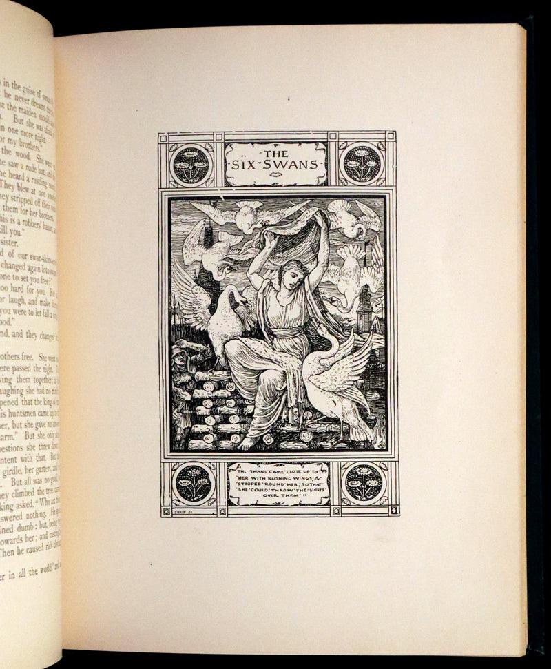 1896 Scarce First US Edition - Grimm's Fairy Tales illustrated by Walter Crane.