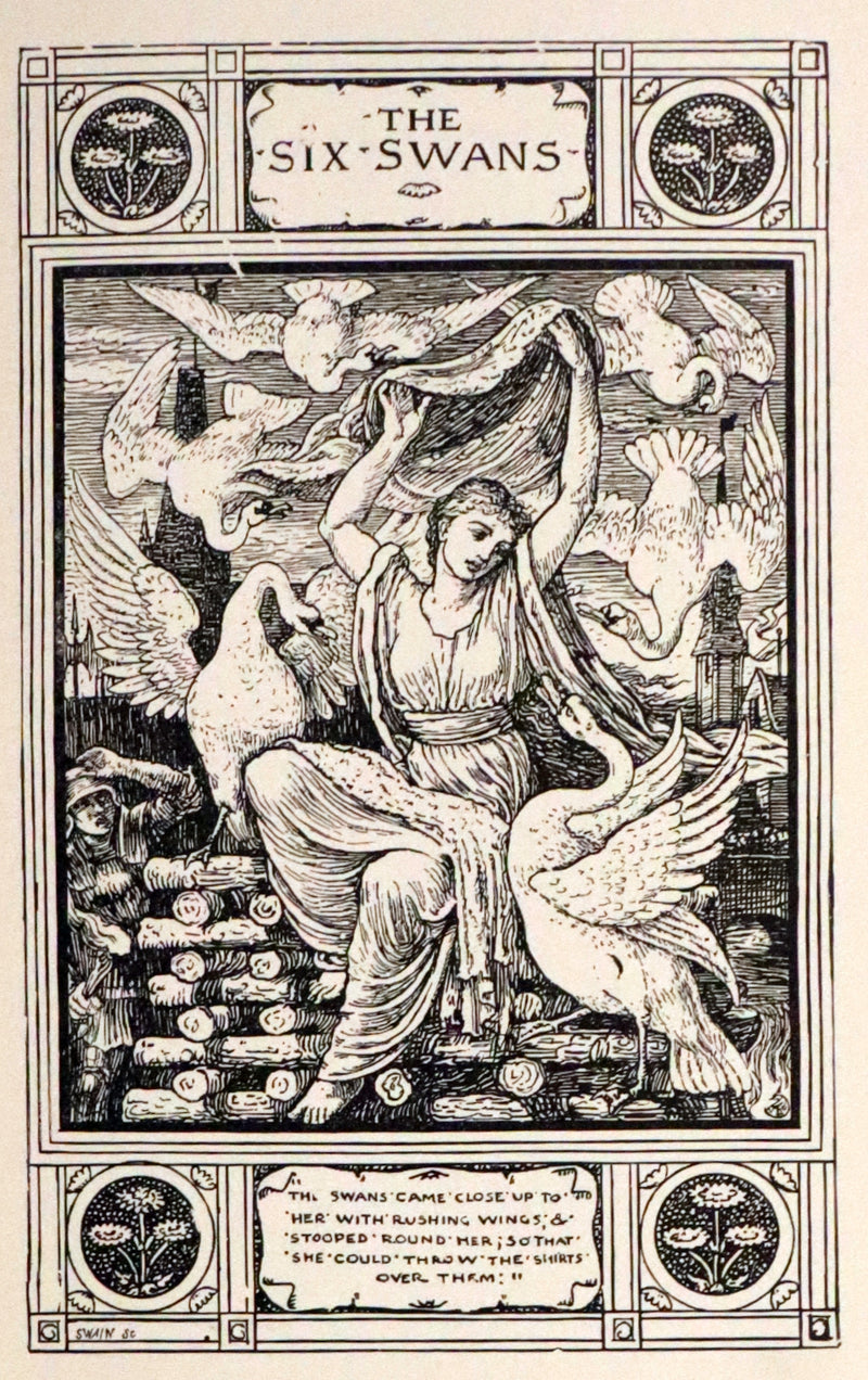 1896 Scarce First US Edition - Grimm's Fairy Tales illustrated by Walter Crane.