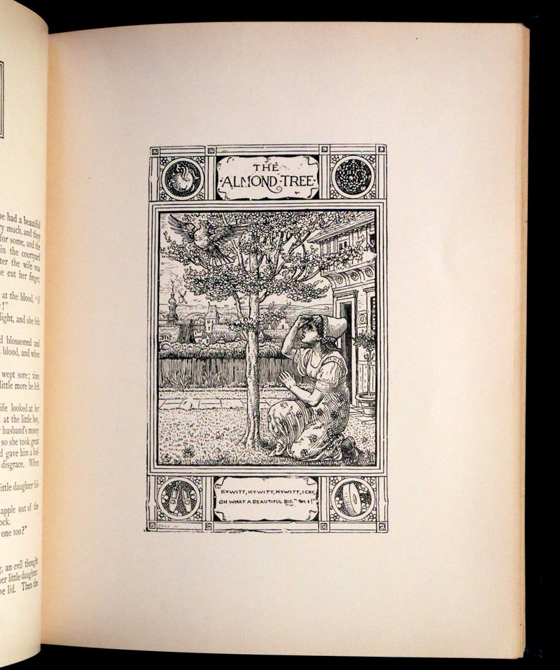 1896 Scarce First US Edition - Grimm's Fairy Tales illustrated by Walter Crane.