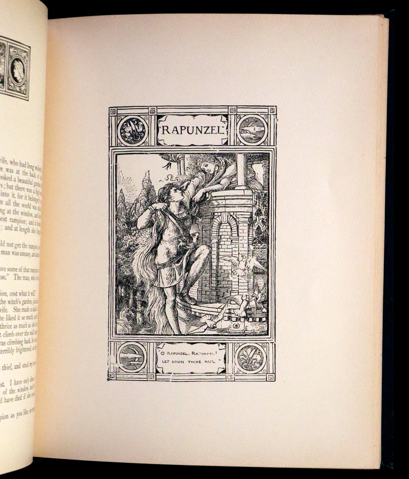 1896 Scarce First US Edition - Grimm's Fairy Tales illustrated by Walter Crane.