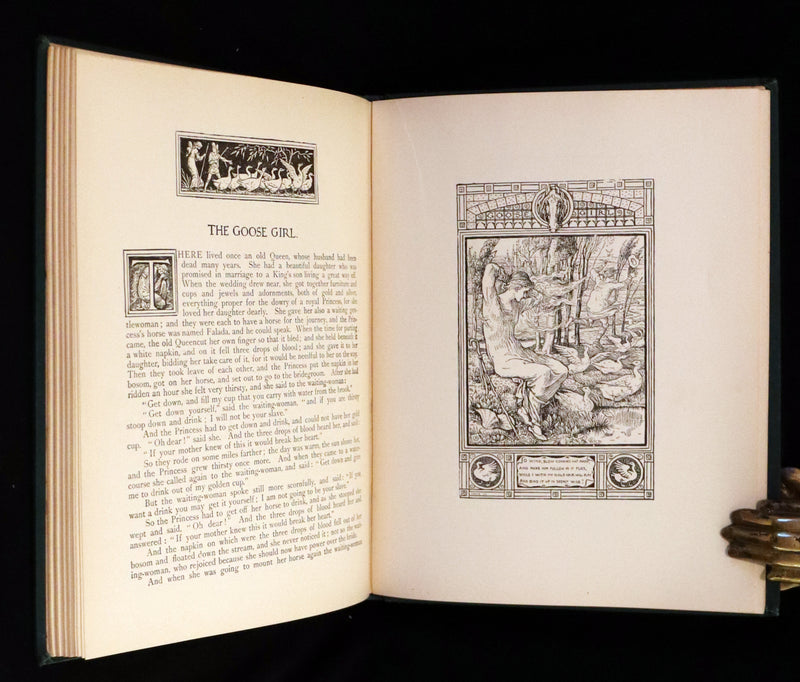 1896 Scarce First US Edition - Grimm's Fairy Tales illustrated by Walter Crane.