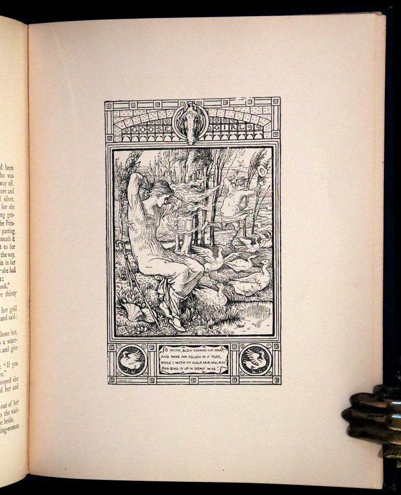 1896 Scarce First US Edition - Grimm's Fairy Tales illustrated by Walter Crane.