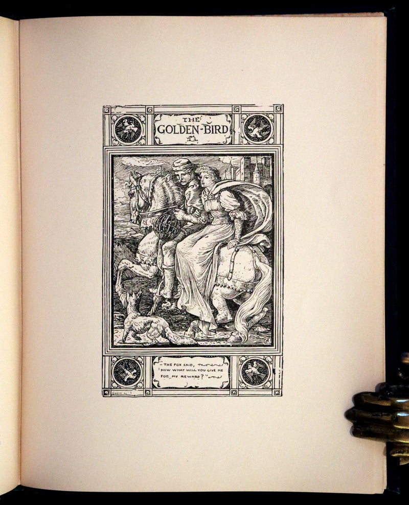 1896 Scarce First US Edition - Grimm's Fairy Tales illustrated by Walter Crane.