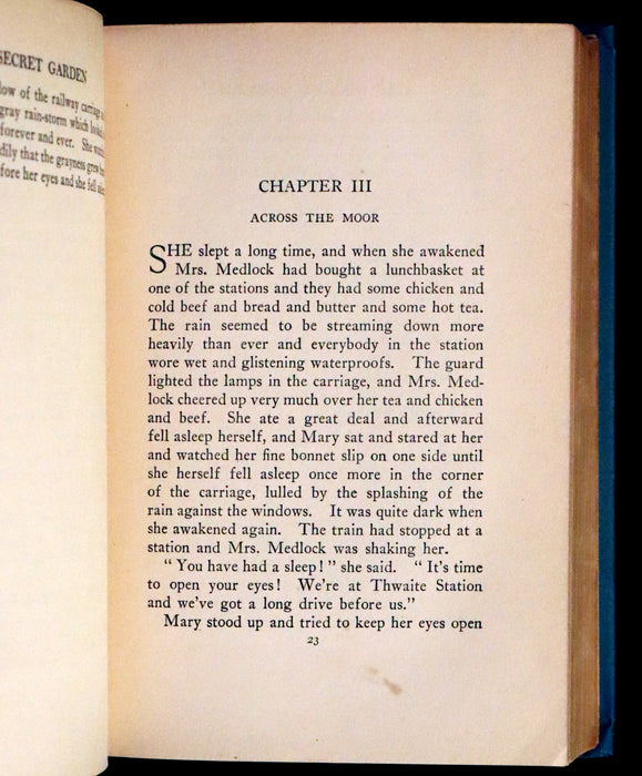 1911 Rare First Edition - The Secret Garden by Frances Hodgson Burnett.