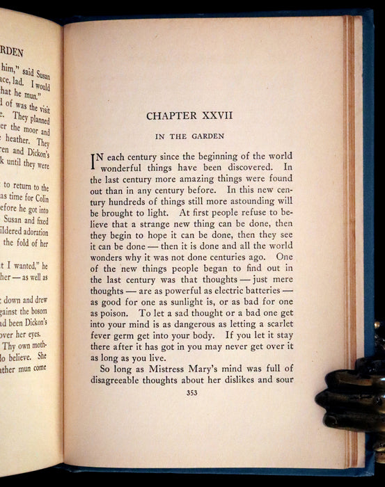 1911 Rare First Edition - The Secret Garden by Frances Hodgson Burnett.