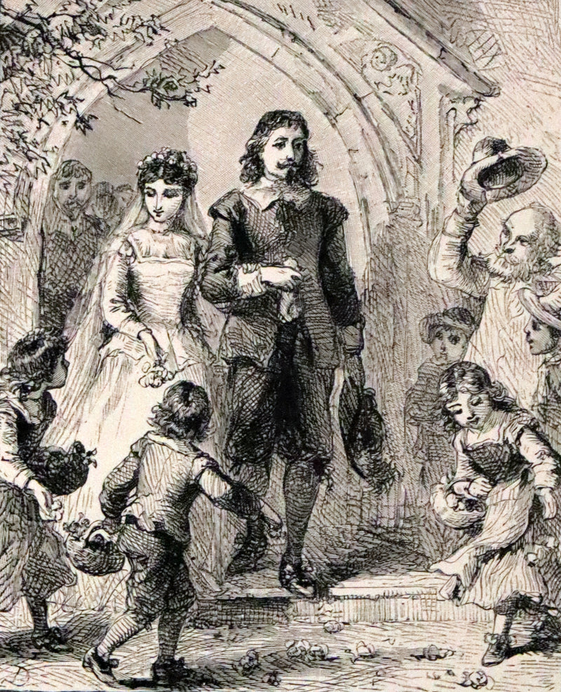 1881 Rare Victorian Book - The Bells by Edgar Allan Poe. Illustrated.