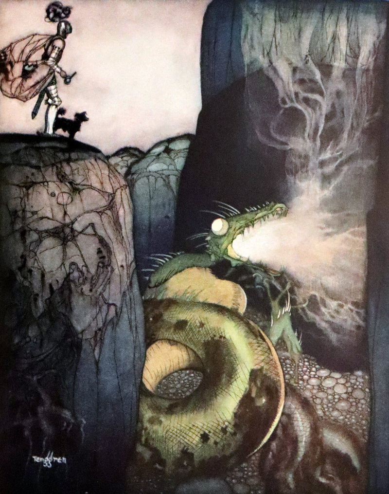 1923 Rare First Edition illustrated by Gustaf Tenggren - D'Aulnoy's Fairy Tales.