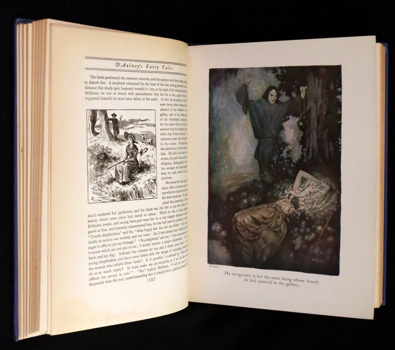 1923 Rare First Edition illustrated by Gustaf Tenggren - D'Aulnoy's Fairy Tales.