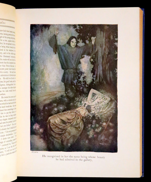 1923 Rare First Edition illustrated by Gustaf Tenggren - D'Aulnoy's Fairy Tales.