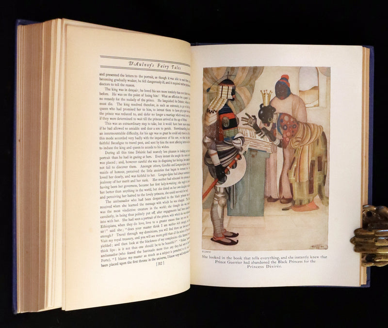 1923 Rare First Edition illustrated by Gustaf Tenggren - D'Aulnoy's Fairy Tales.