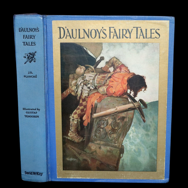 1923 Rare First Edition illustrated by Gustaf Tenggren - D'Aulnoy's Fairy Tales.