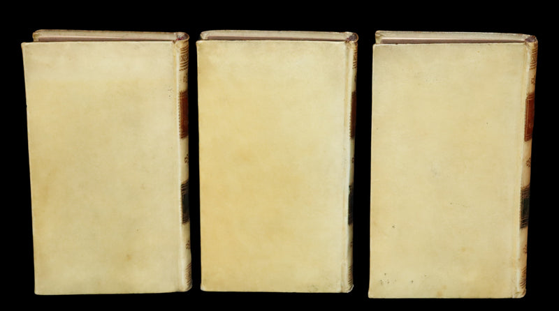 1839 Rare Italian Vellum Book set - La Divina Commedia di Dante Alighieri, The Divine Comedy.