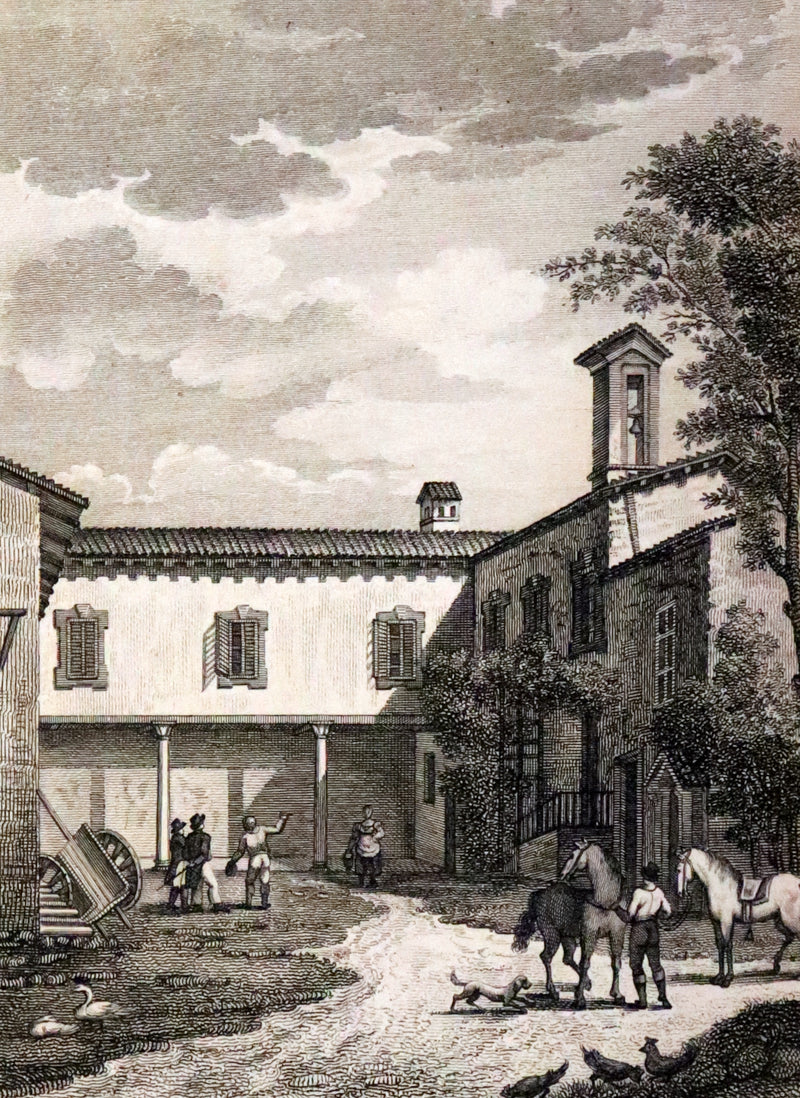 1821 Scarce Italian Book set - Le Rime di Francesco Petrarca, Petrarch's Poems illustrated.