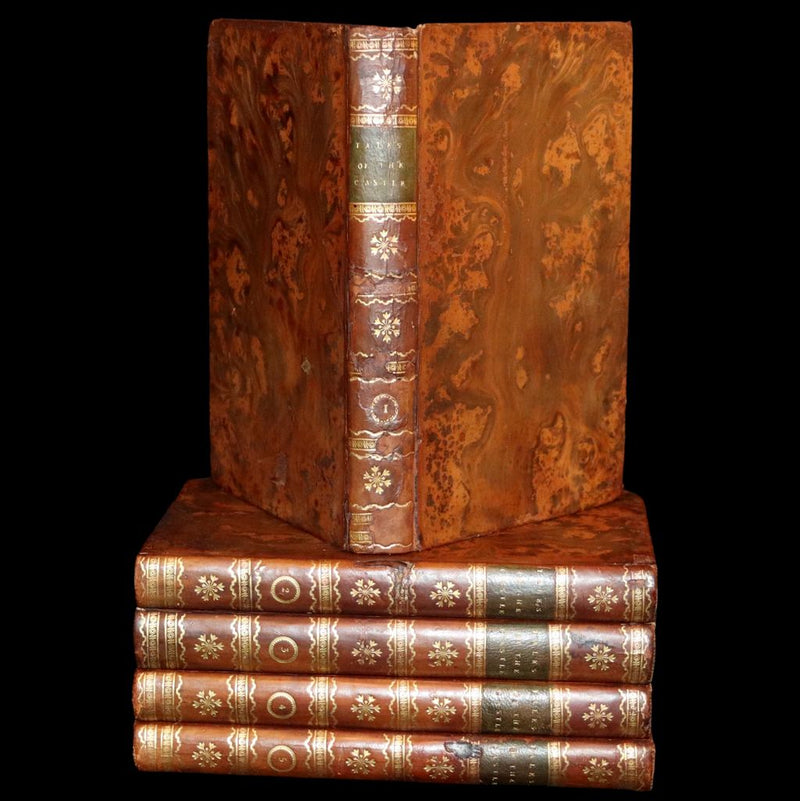 1806 Rare Book Set - Tales of the Castle: or Stories of Instruction and Delight by Madame De Genlis.